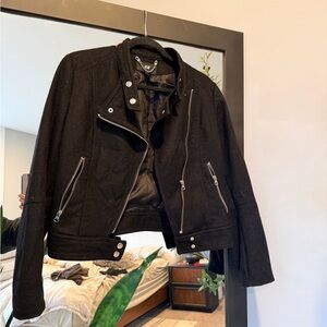 H&M Black Bomber Jacket